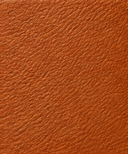 Cognac Amber vegan leather swatch